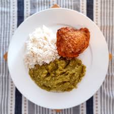 Arverjita Partida con pollo al horno y arroz