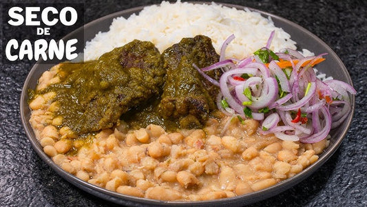 Seco de carne con frijoles